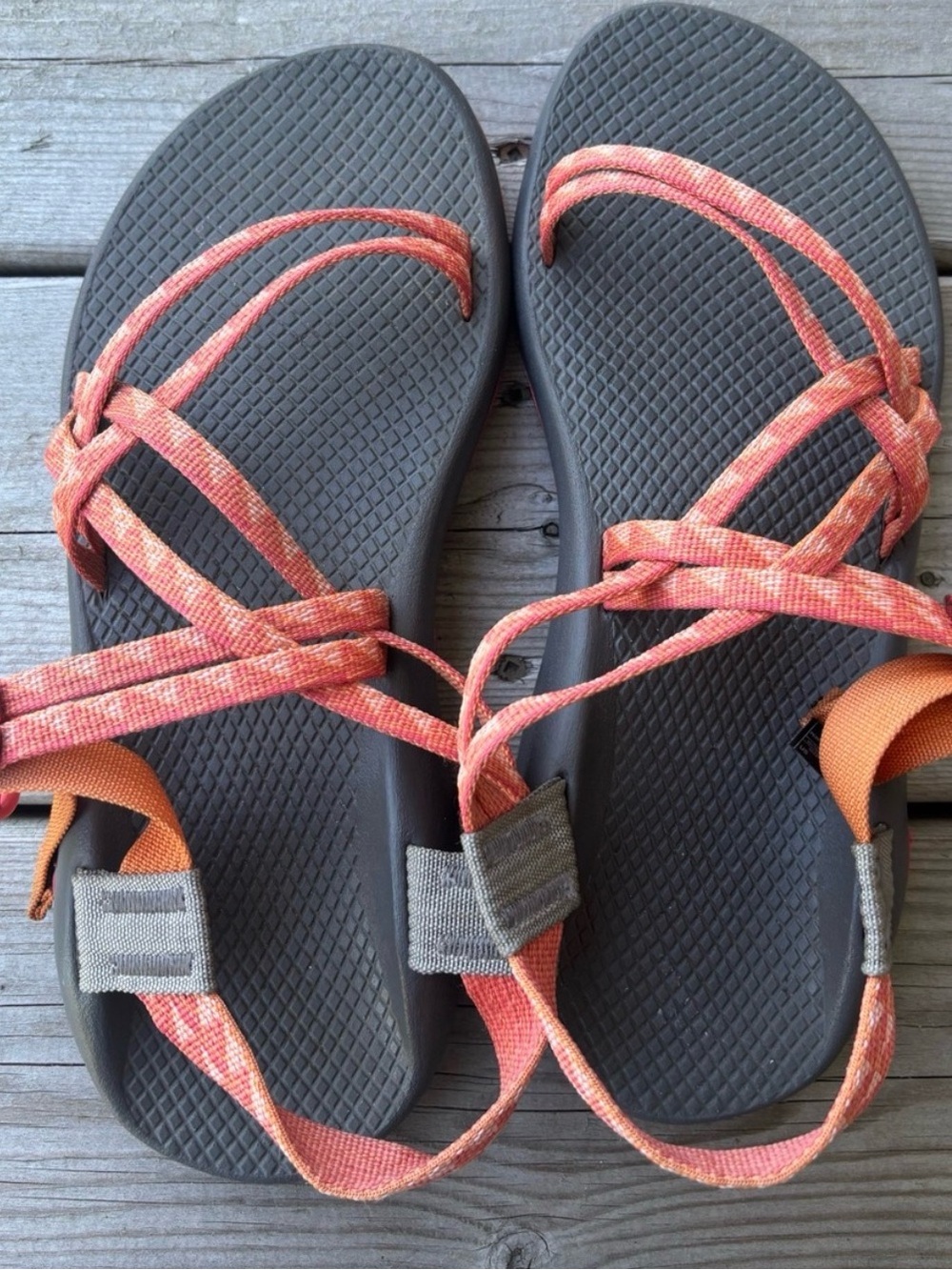 Women's ZX1 Classic Sport Sandals Adjustable Strappy Webbing Orange